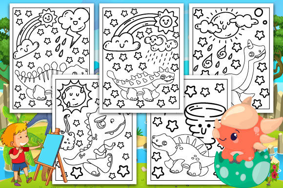 Dinosaur Coloring Book Pages for Kids: A Creative and Engaging Resource
