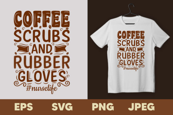 Discover the Unique Charm of Coffee Scrubs Rubber Gloves T-shirt