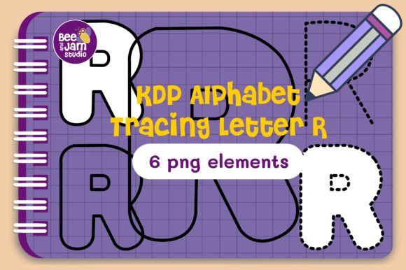 Enhance Learning with KDP Interior Alphabet Tracing Letter R