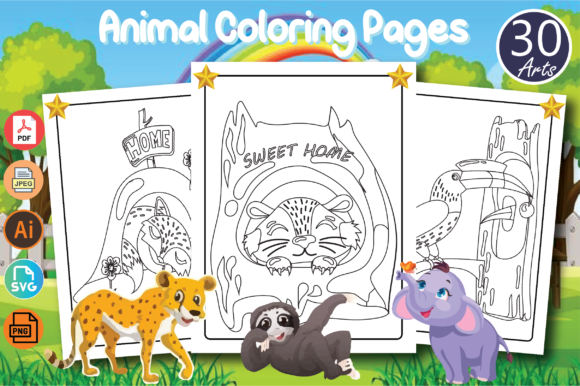 Explore the Joy of Animal Coloring Pages for Kids