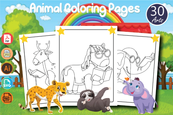Explore the Joy of Coloring with Animal Coloring Book for Kids