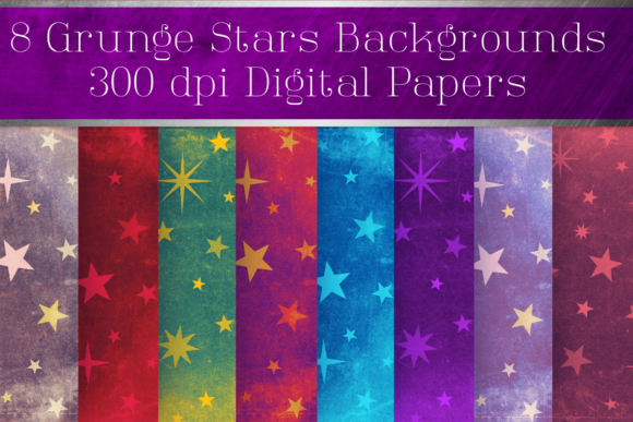 Grunge Starry Background Wallpaper Set: A Versatile Tool for Creative Projects