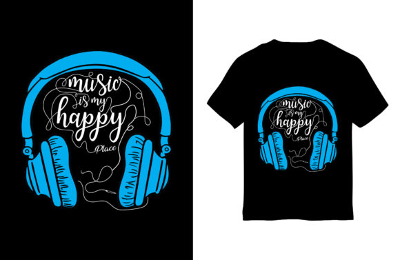 Music T Shirt Design: Expressing Your Happy Place Through Apparel